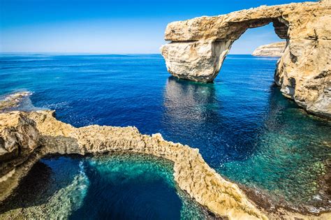 the azure window gozo.